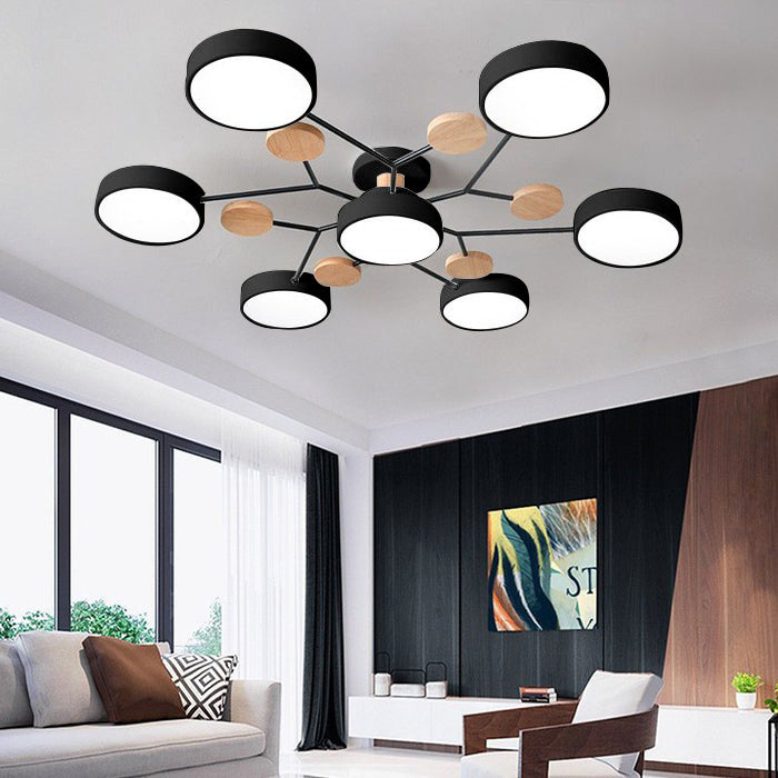 Lumaro – Lámpara de teito LED redonda – Deseño moderno para salón