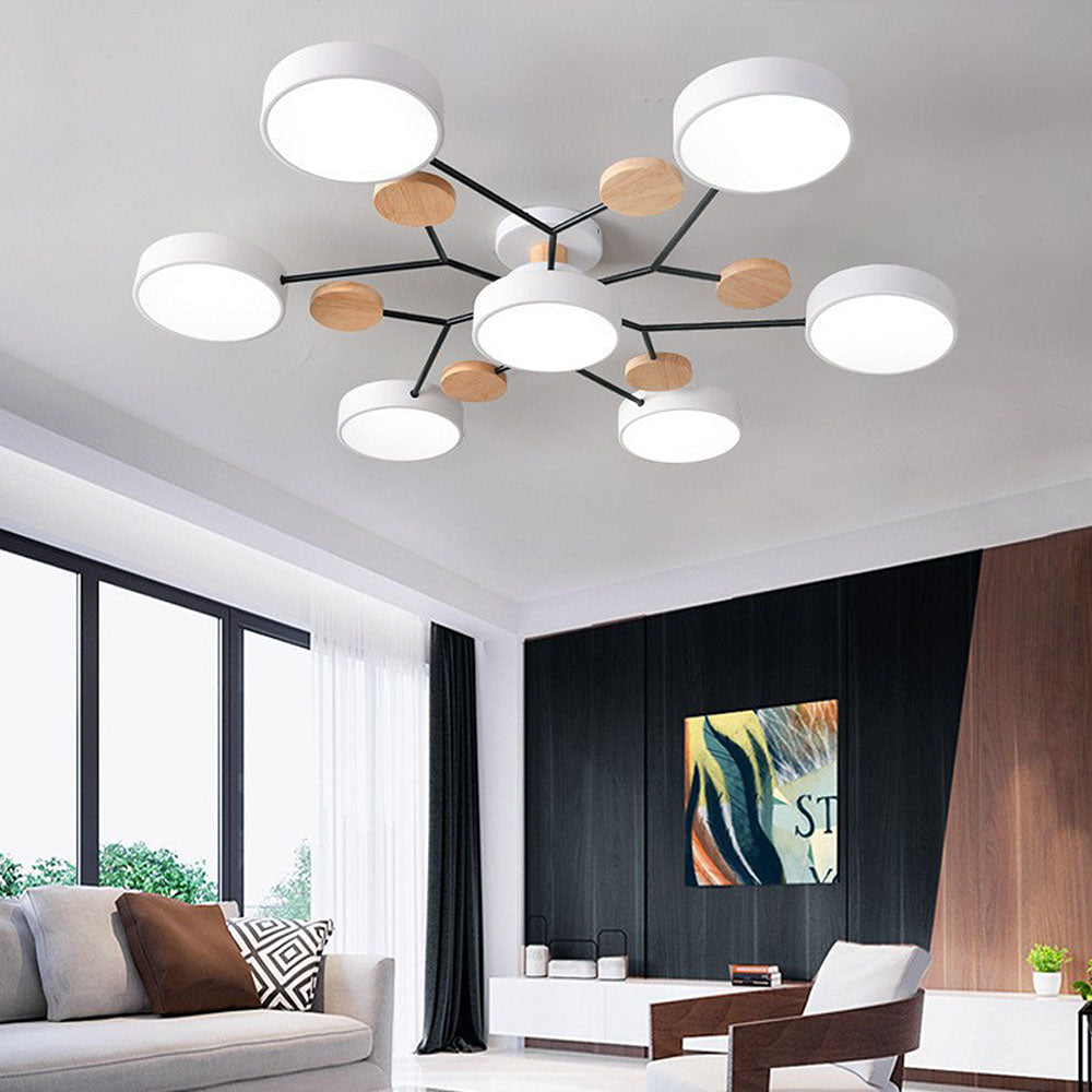 Lumaro – Lámpara de teito LED redonda – Deseño moderno para salón