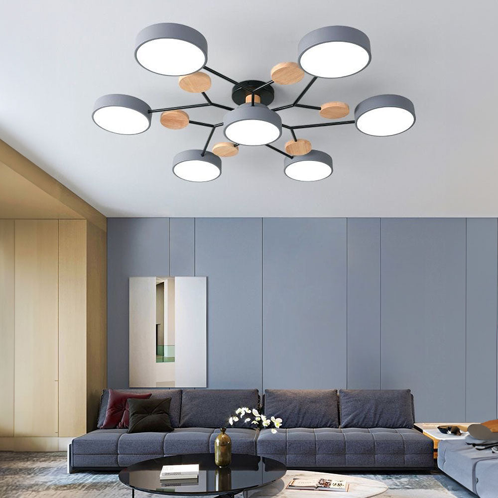 Lumaro – Lámpara de teito LED redonda – Deseño moderno para salón