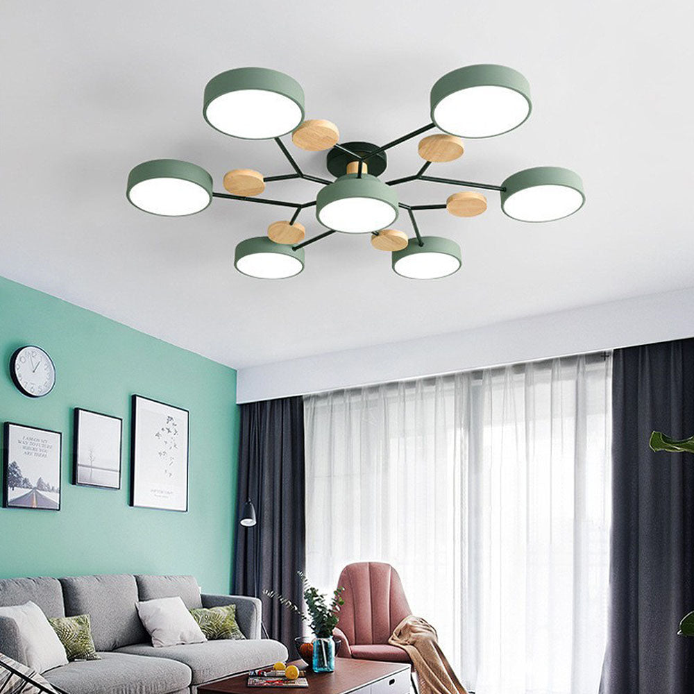 Lumaro – Lámpara de teito LED redonda – Deseño moderno para salón