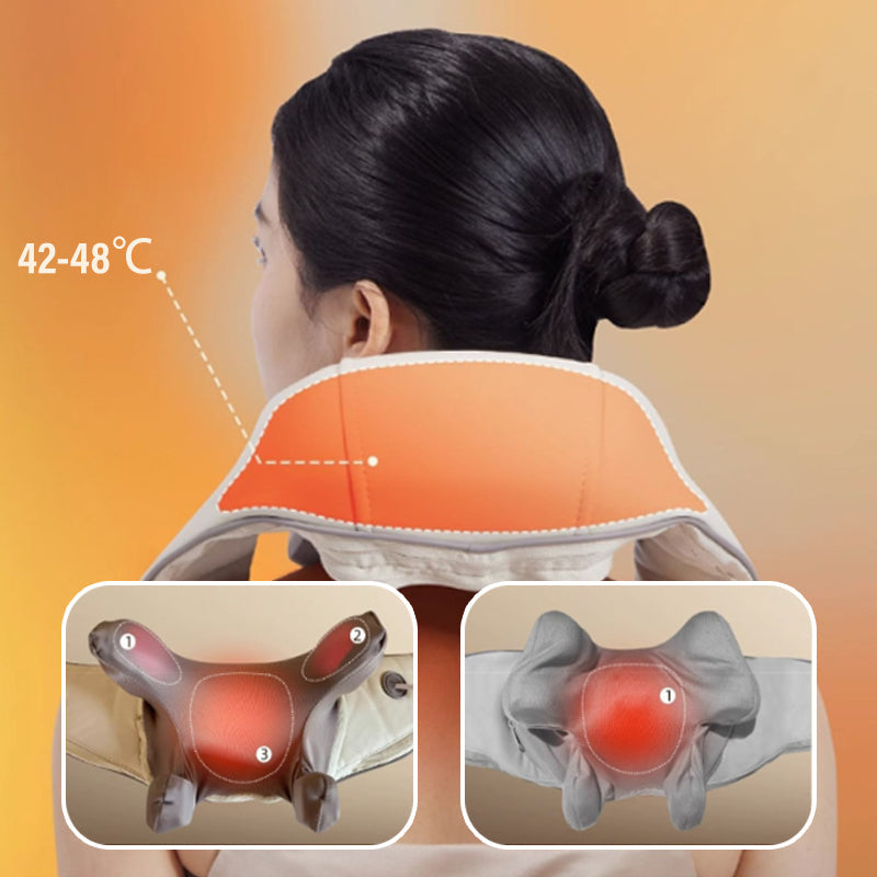 Aparato de masaje Nek - Shiatsu con terapia de calor