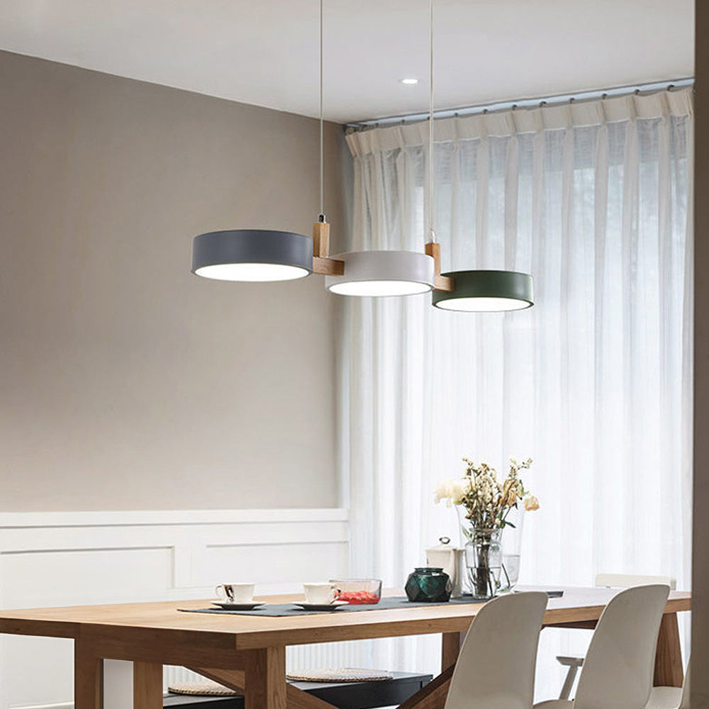 Nordura – Moderne zylindrische Pendelleuchte – mehrere LED-Lichtquellen