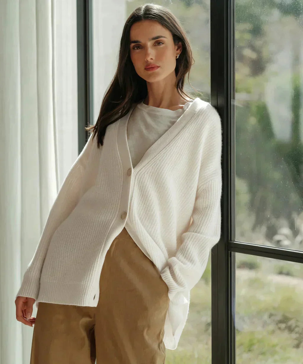 Zachte kasjmier vest – Tijdloze stijl ontmoet elegant comfort