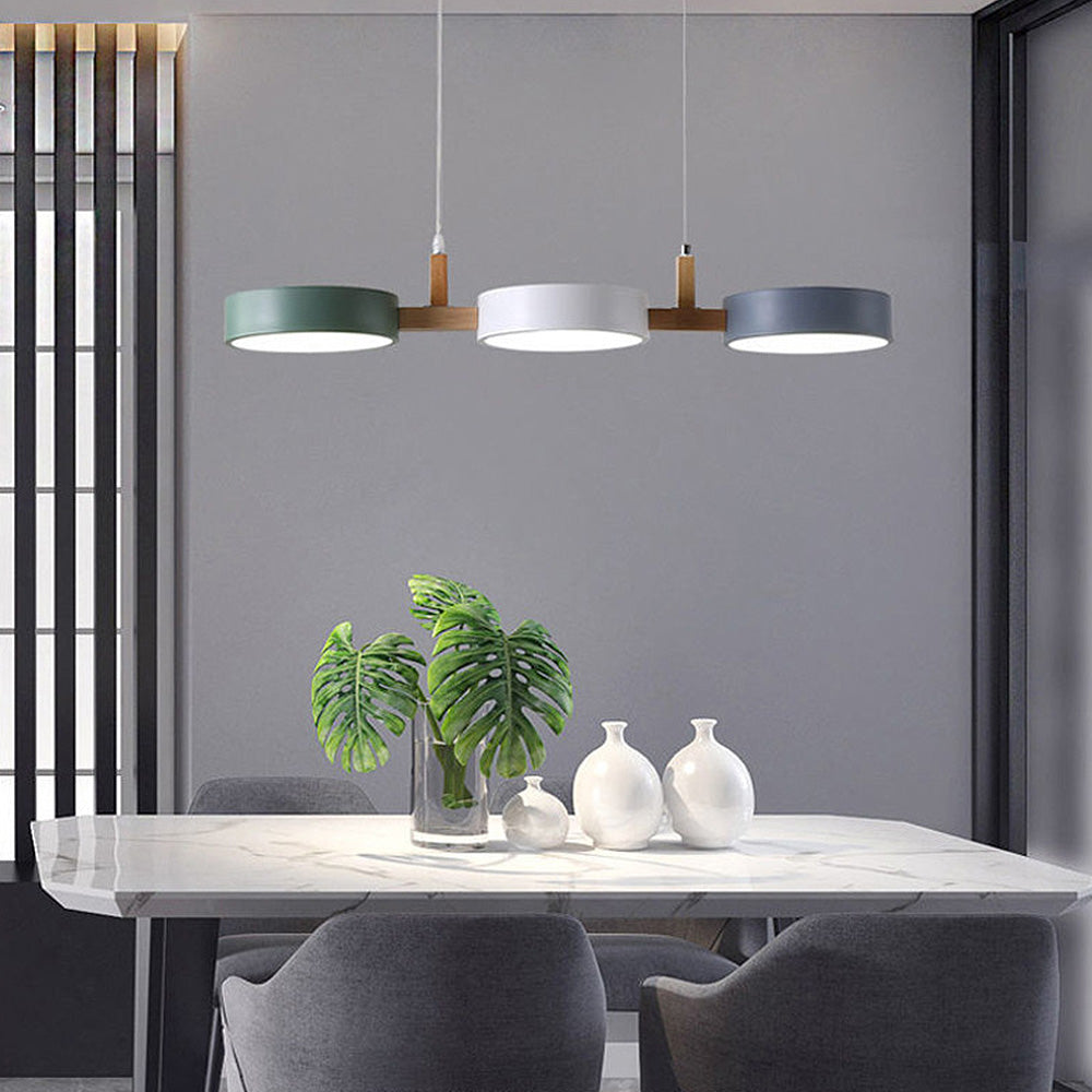 Nordura – Moderne zylindrische Pendelleuchte – mehrere LED-Lichtquellen