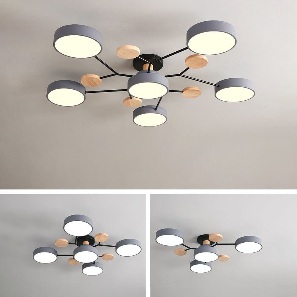 Lumaro – Lámpara de teito LED redonda – Deseño moderno para salón