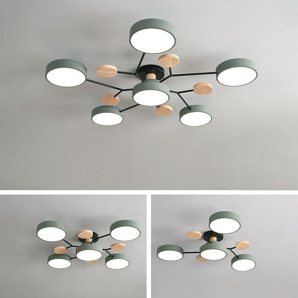 Lumaro – Lámpara de teito LED redonda – Deseño moderno para salón
