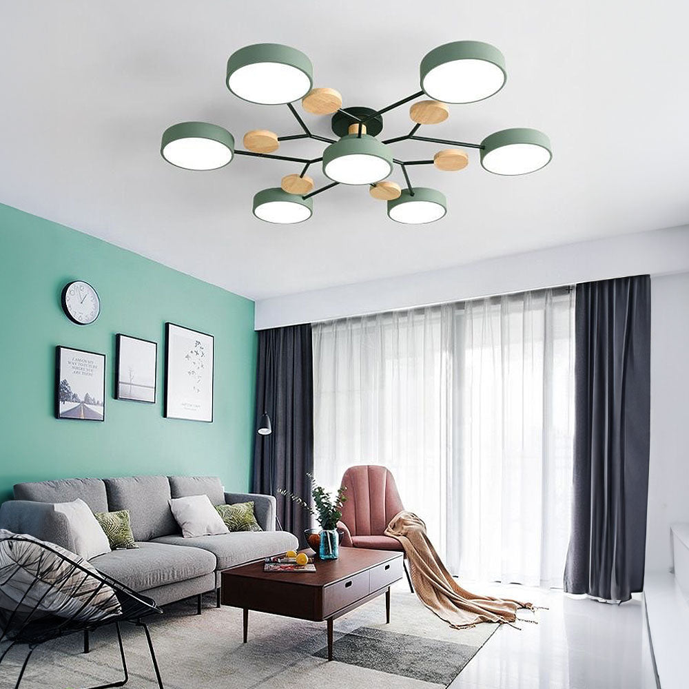 Lumaro – Lámpara de teito LED redonda – Deseño moderno para salón