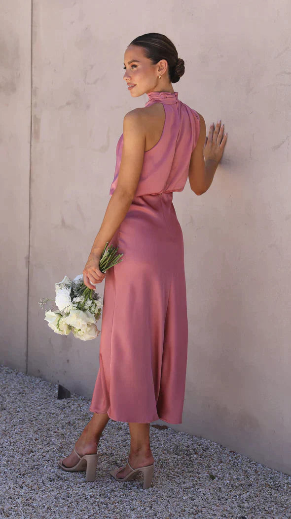 Revalki Irina - Elegante Satijnen Jurk