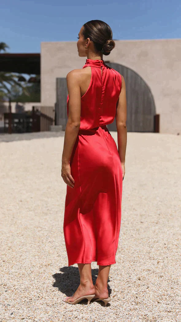Revalki Irina - Elegante Satijnen Jurk