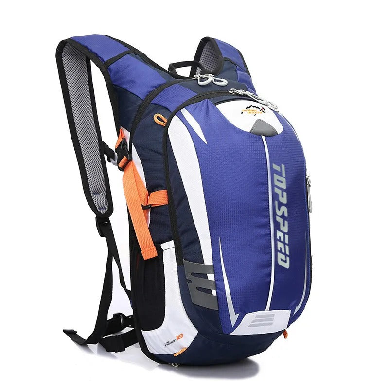 Fahrrad- & Wanderrucksack 18L – Inklusive 2L Wasserblase & Regenschutz