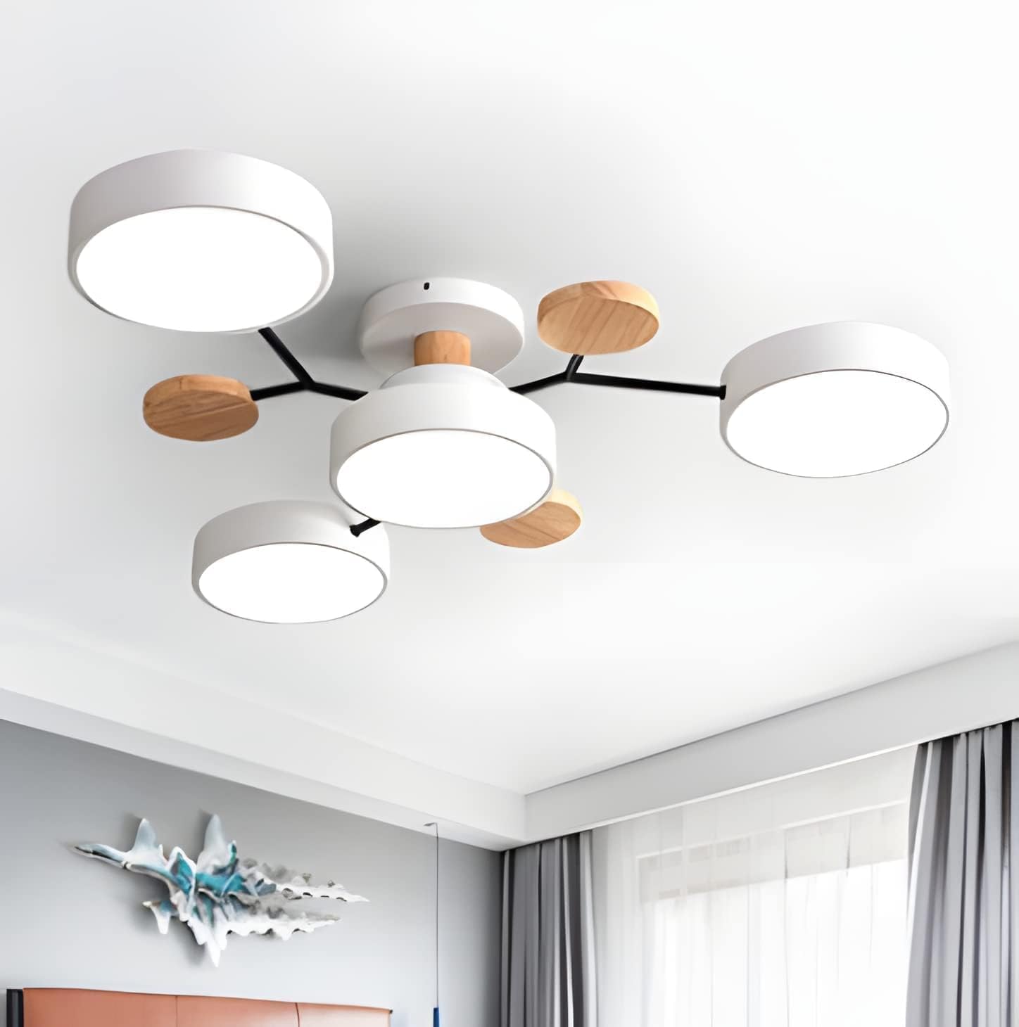 Lumaro – Lámpara de teito LED redonda – Deseño moderno para salón