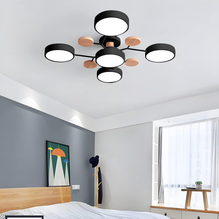 Lumaro – Lámpara de teito LED redonda – Deseño moderno para salón