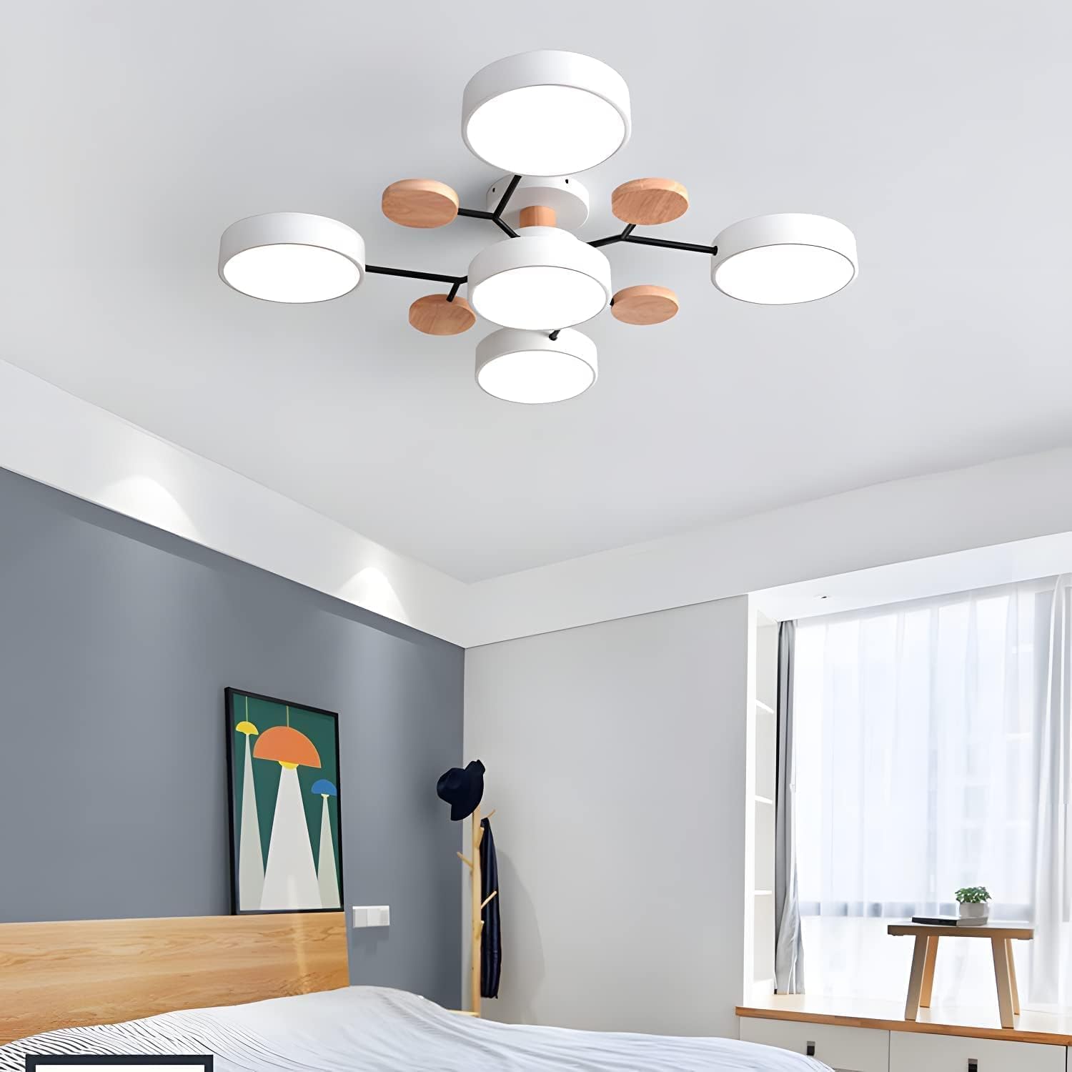 Lumaro – Lámpara de teito LED redonda – Deseño moderno para salón