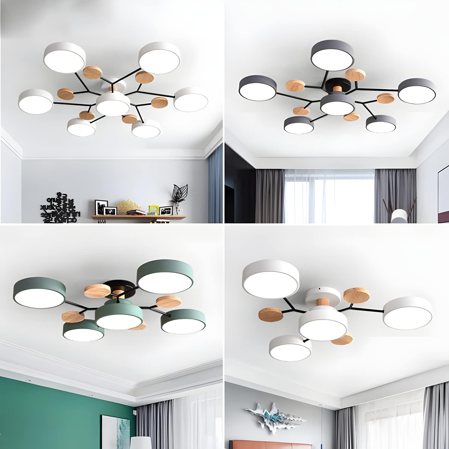 Lumaro – Lámpara de teito LED redonda – Deseño moderno para salón