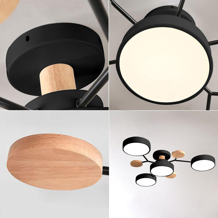 Lumaro – Lámpara de teito LED redonda – Deseño moderno para salón