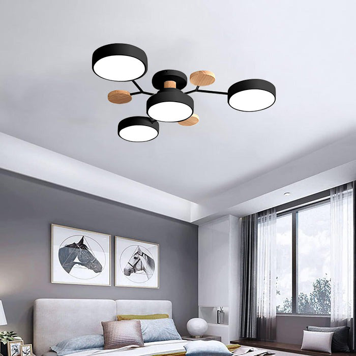 Lumaro – Lámpara de teito LED redonda – Deseño moderno para salón