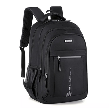 Mochila de nylon elegante – Compartimento para portátil e detalles elegantes con borla