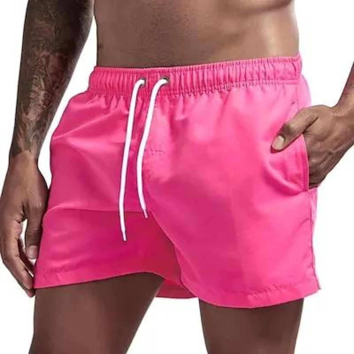 Revalki Sunsets Kollektion - Bequeme Herren-Badehose mit Bändern