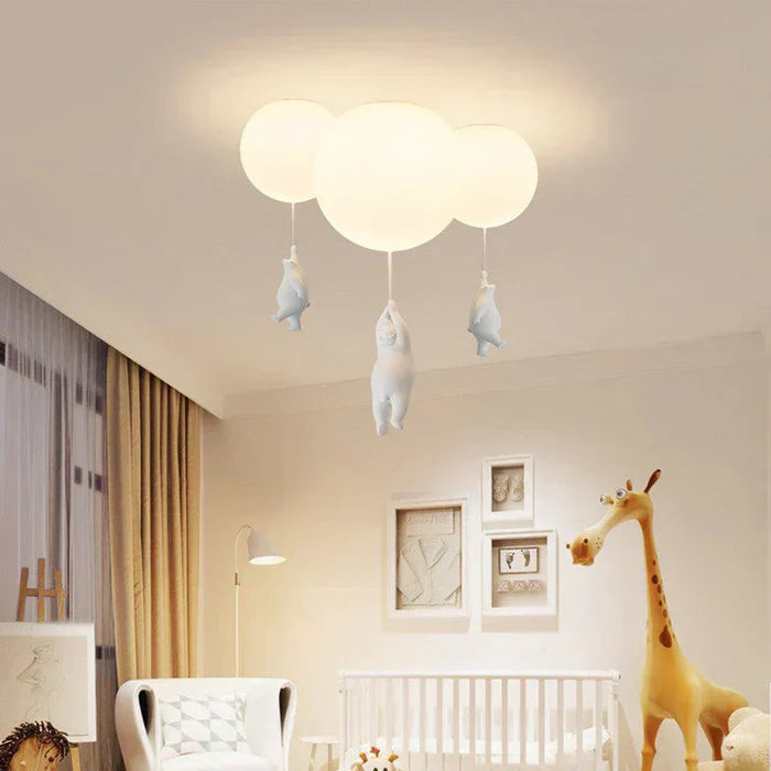 CloudBear Kinderlamp – Plafondlamp met Beer en Ballon Design
