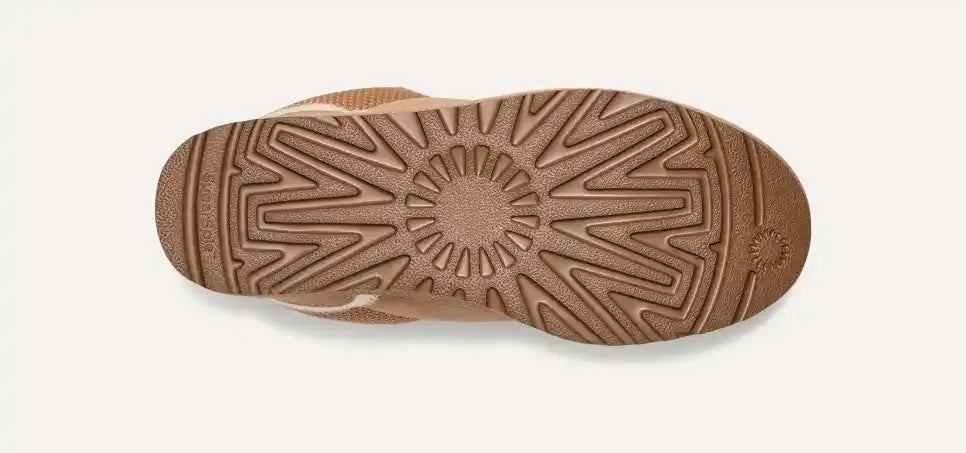 Dames winterlaarzen – suèdelook sneakers met warme voering en stevige gripzool