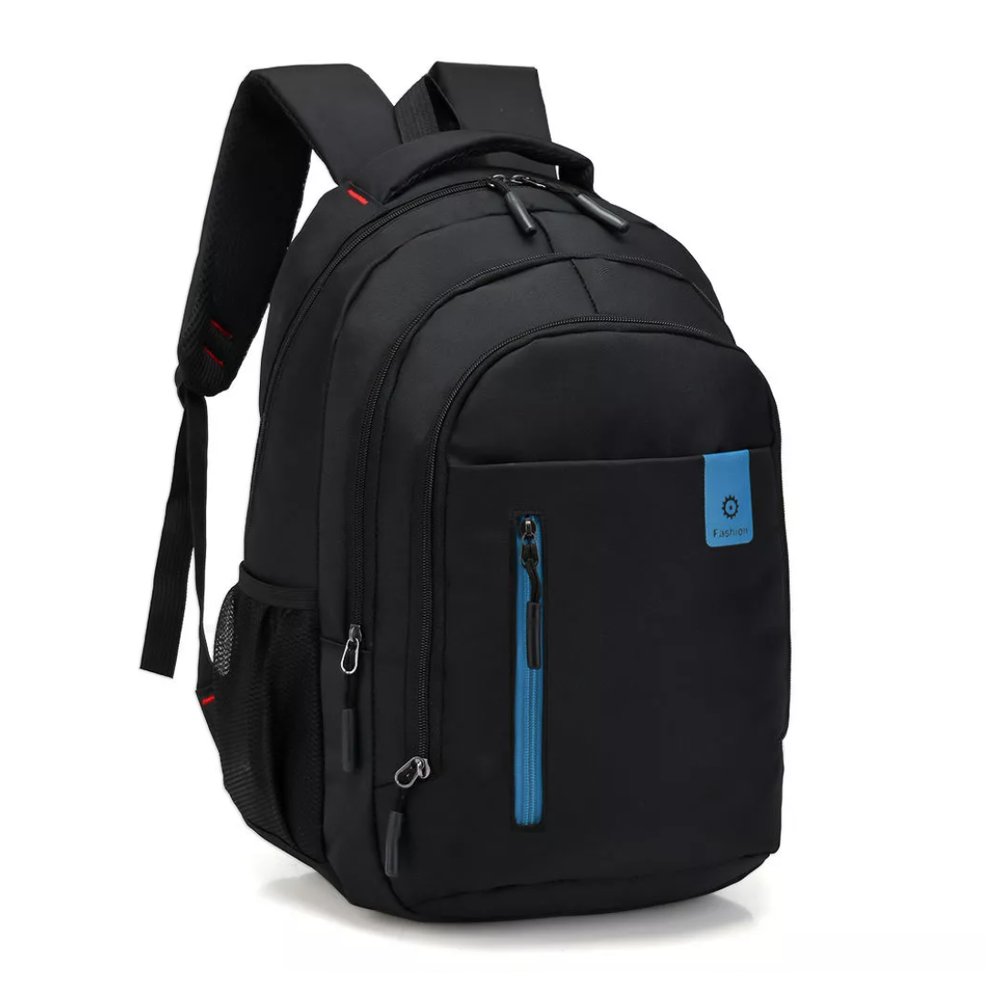 Mochila de nylon elegante – Compartimento para portátil e detalles elegantes con borla