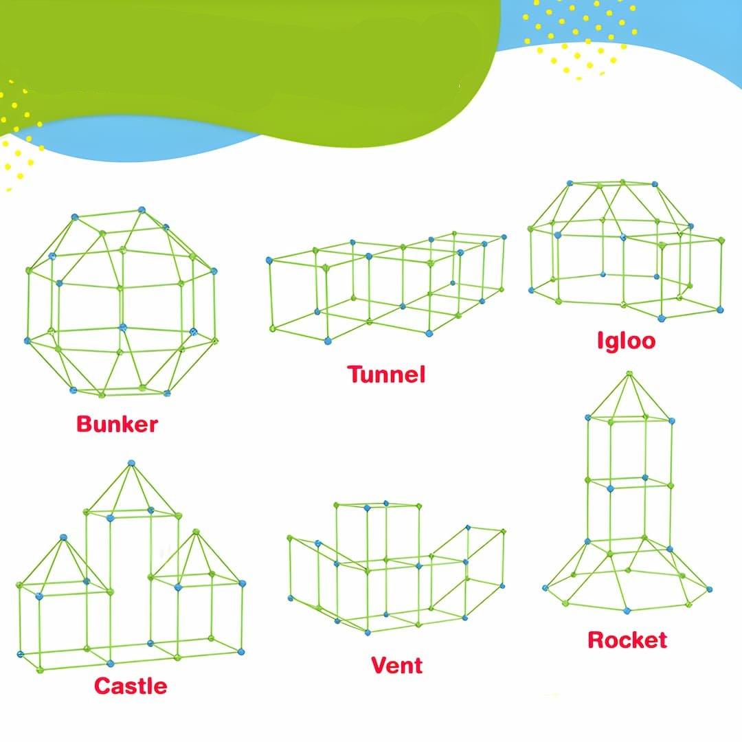 MagiZelt – Kinderspielzelt aus Kunststoff, tragbar und fantasievoll