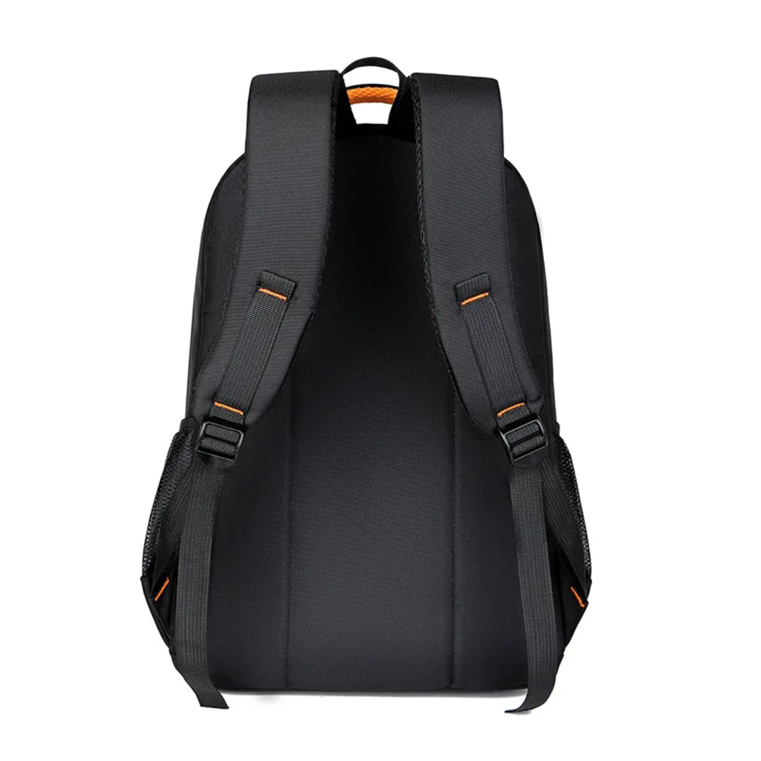 Mochila de nylon elegante – Compartimento para portátil e detalles elegantes con borla