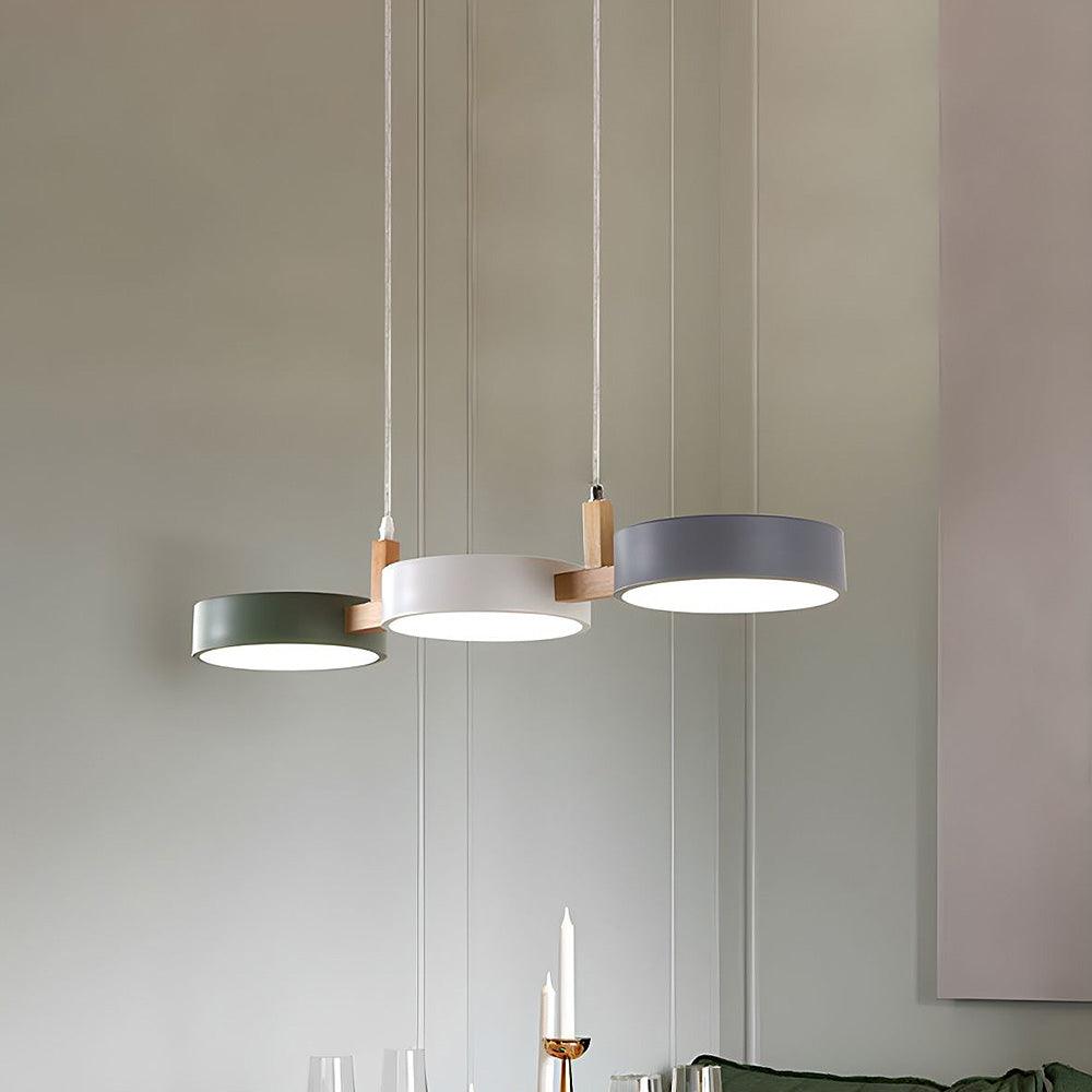 Nordura – Moderne zylindrische Pendelleuchte – mehrere LED-Lichtquellen