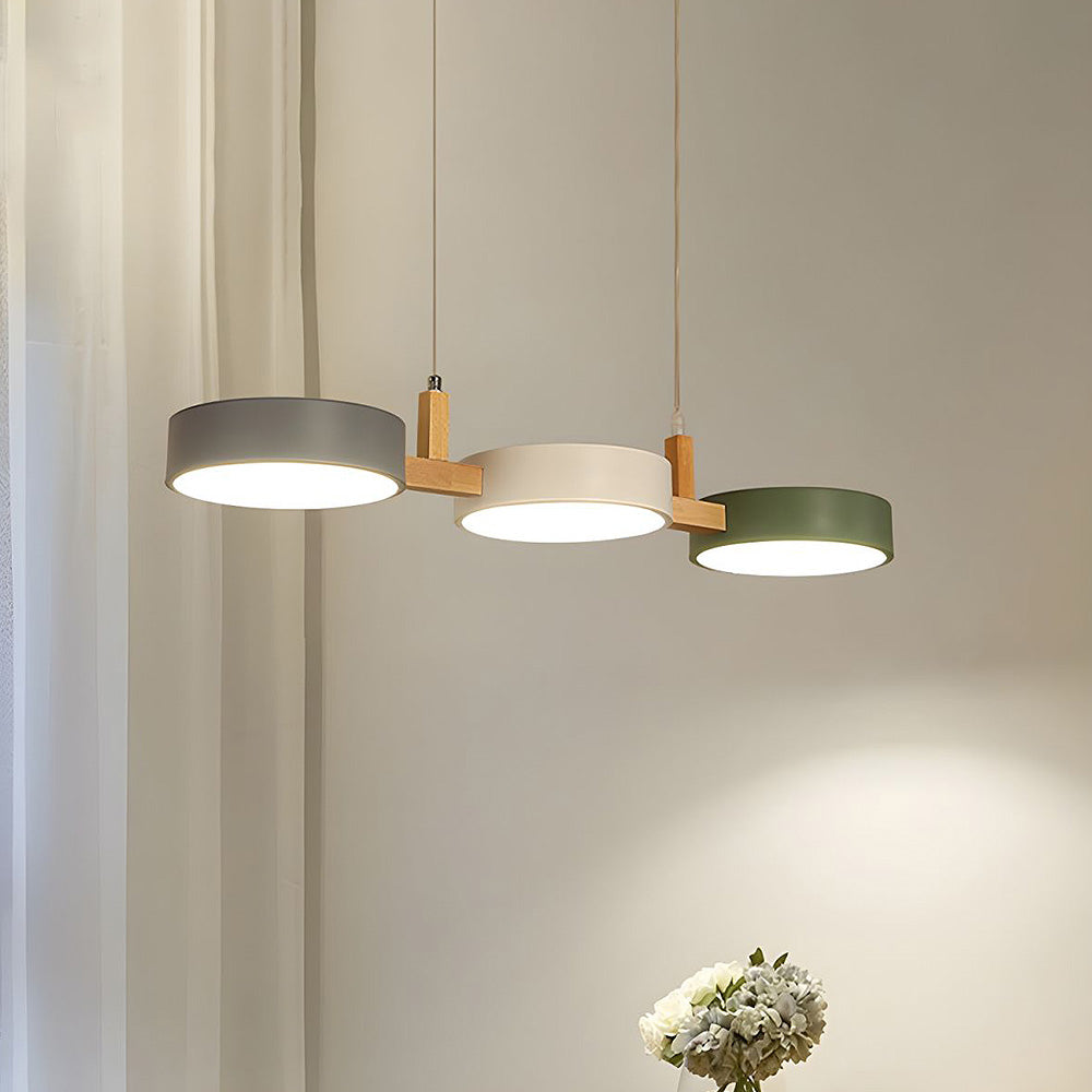 Nordura – Moderne zylindrische Pendelleuchte – mehrere LED-Lichtquellen