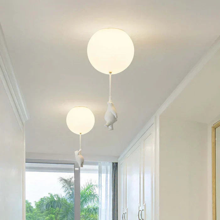 CloudBear Kinderlamp – Plafondlamp met Beer en Ballon Design