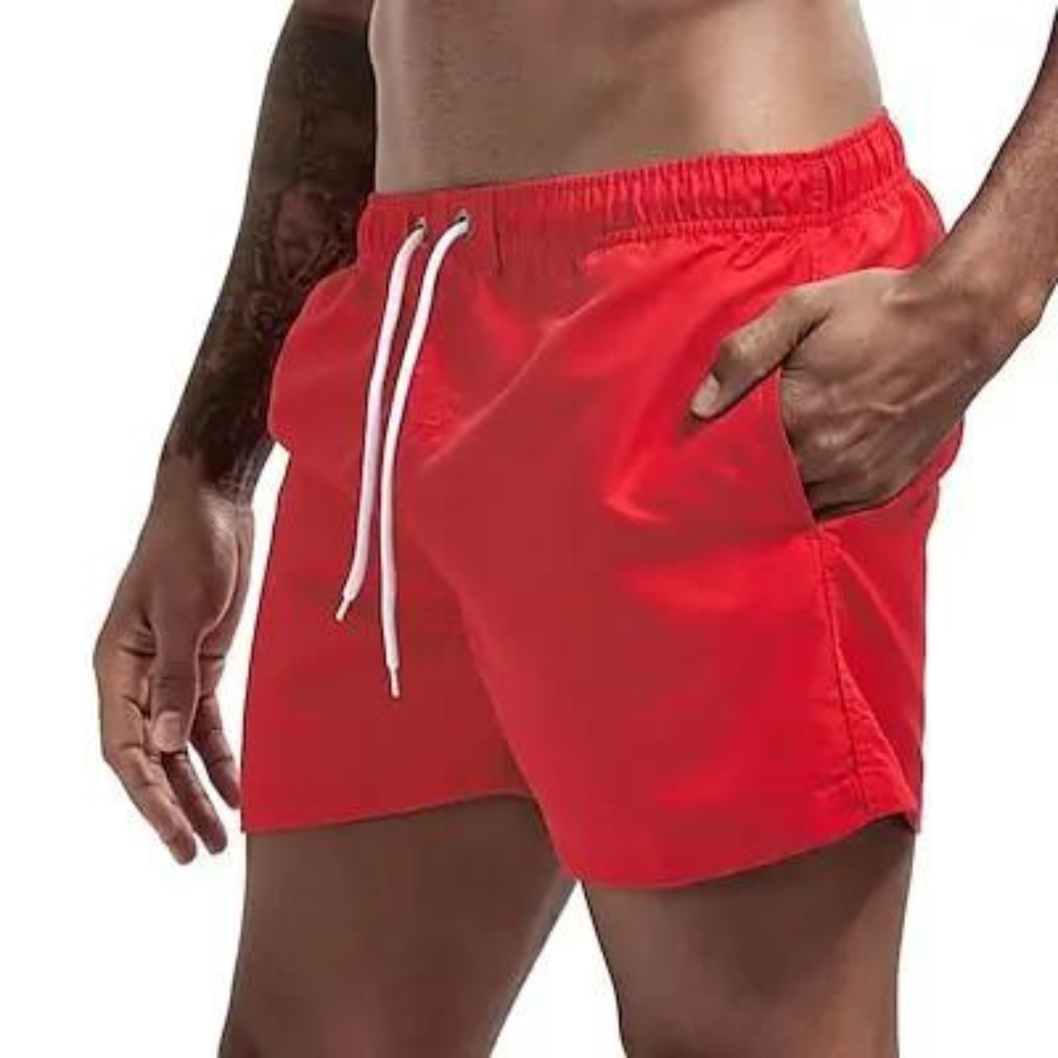 Revalki Sunsets Kollektion - Bequeme Herren-Badehose mit Bändern