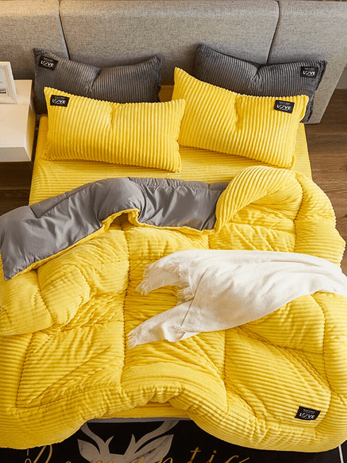 Fluwel – Winter bedding set fleece & velvet warm – for cold nights
