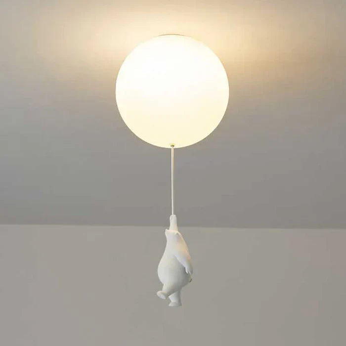 CloudBear Kinderlamp – Plafondlamp met Beer en Ballon Design