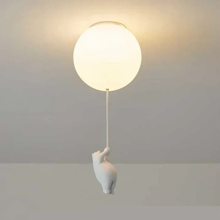 CloudBear Kinderlamp – Plafondlamp met Beer en Ballon Design
