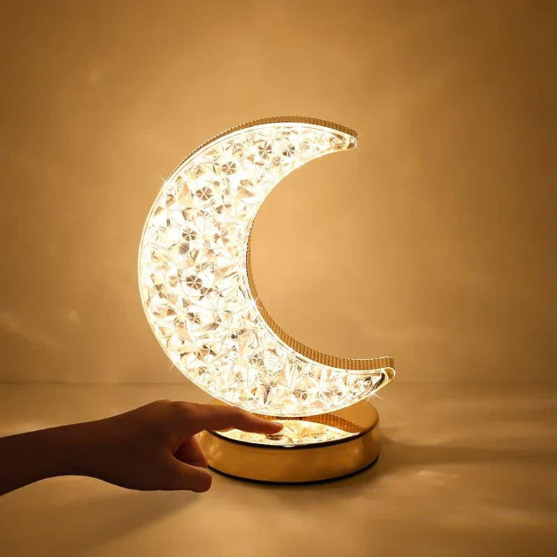 Celestia Kristall-Tischlampe – Magie mit Dimmfunktion für jeden Raum