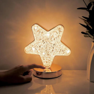 Celestia Kristall-Tischlampe – Magie mit Dimmfunktion für jeden Raum