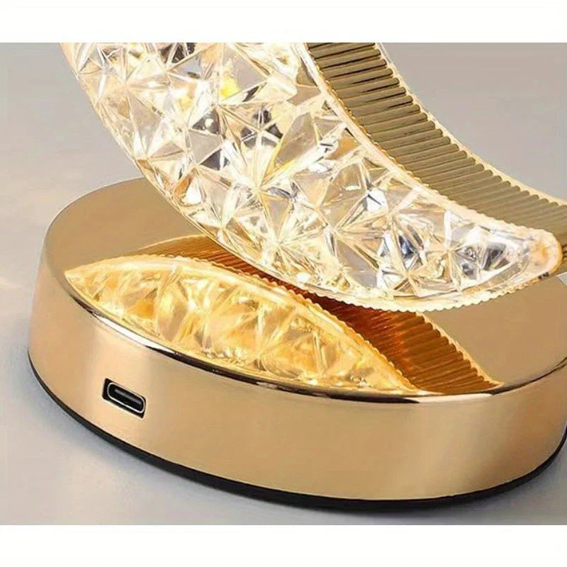Celestia Kristall-Tischlampe – Magie mit Dimmfunktion für jeden Raum