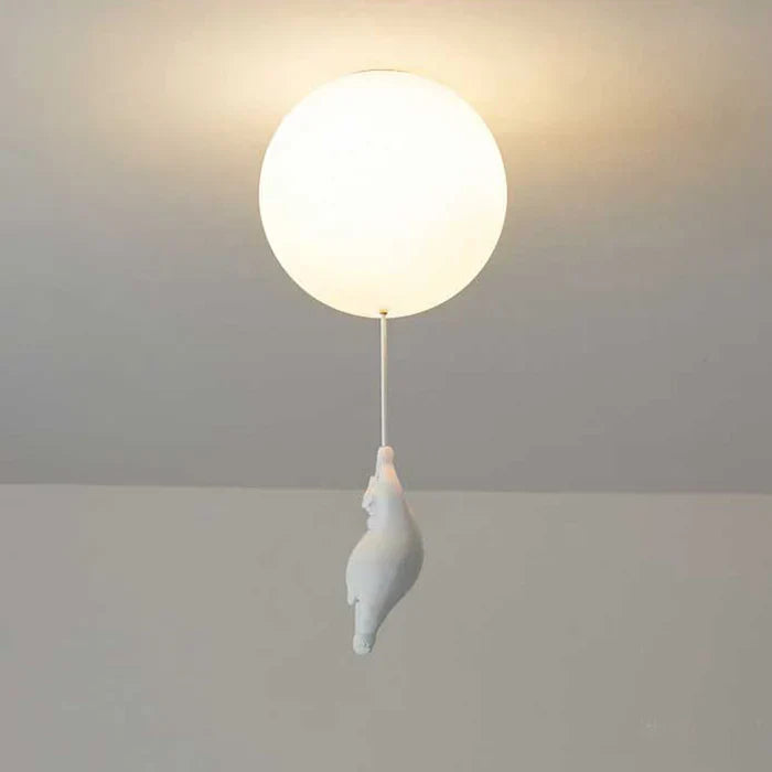 CloudBear Kinderlamp – Plafondlamp met Beer en Ballon Design
