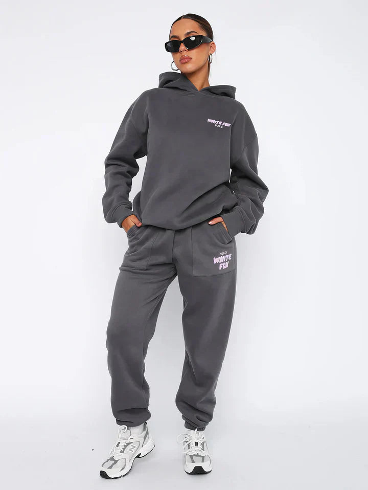 Ezrah – Conjunto de chándal para mujer con sudadera con capucha para correr