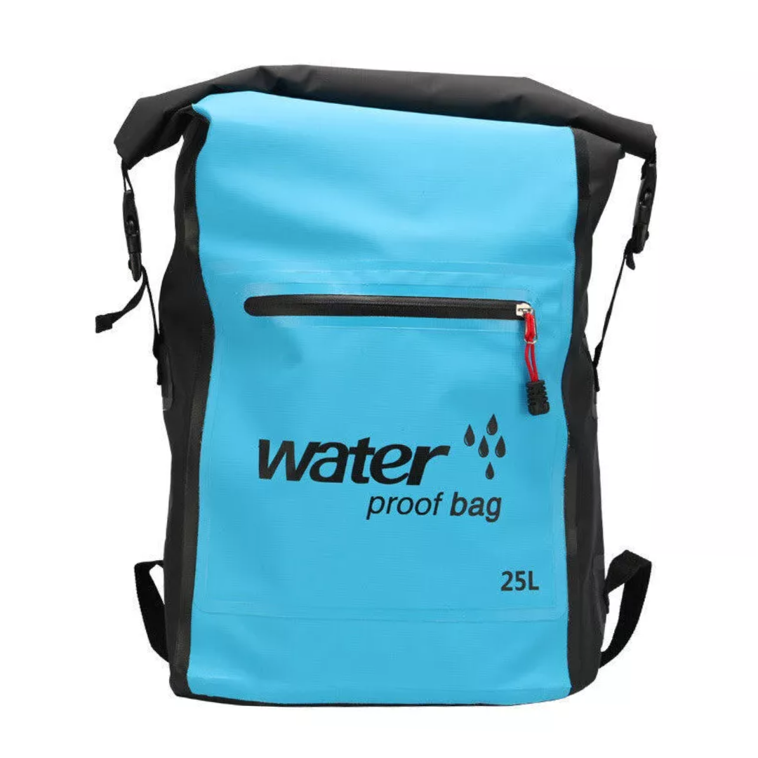 Mochila impermeable de 25L – Para deportes acuáticos y aventuras al aire libre