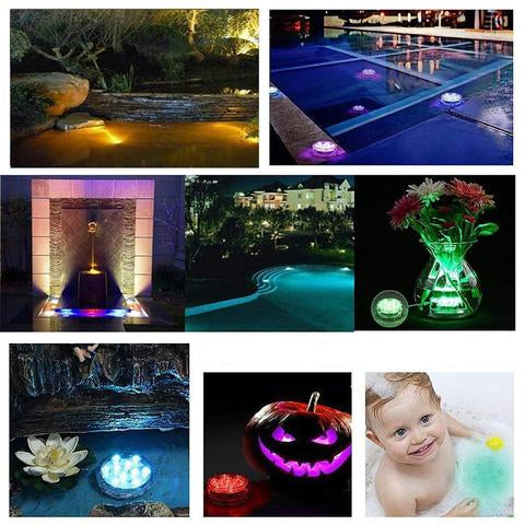 AquaGlow Waterdichte LED Verlichting – Oplaadbaar, Kleurrijk & Geschikt voor Vijver of Zwembad (Copy) VestraGear