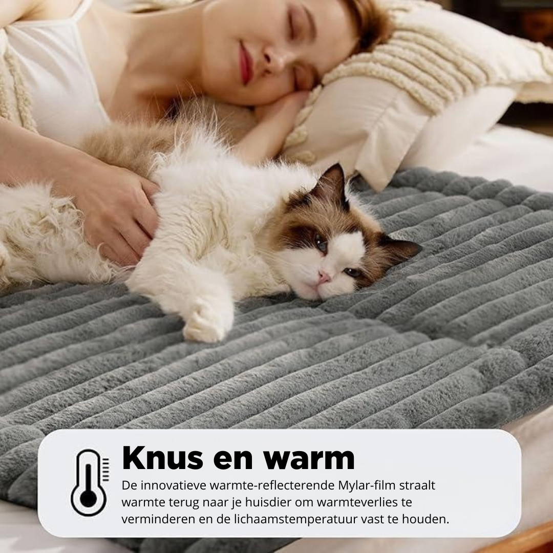 Zeg vaarwel tegen koude vloeren – geef je huisdier heerlijke, natuurlijke warmte