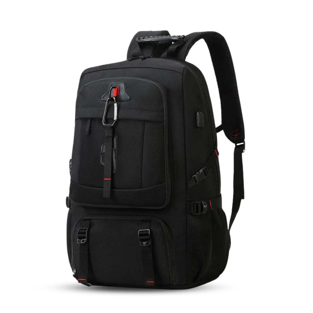 Mochila de viaje 50L – Impermeable y cómoda para aventuras al aire libre
