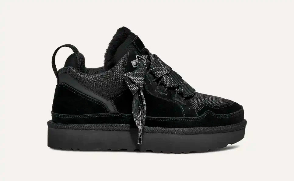 Dames winterlaarzen – suèdelook sneakers met warme voering en stevige gripzool