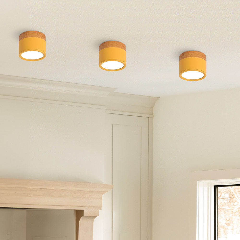 Cylora – Lámpara de techo empotrada compacta – Foco LED moderno de aluminio