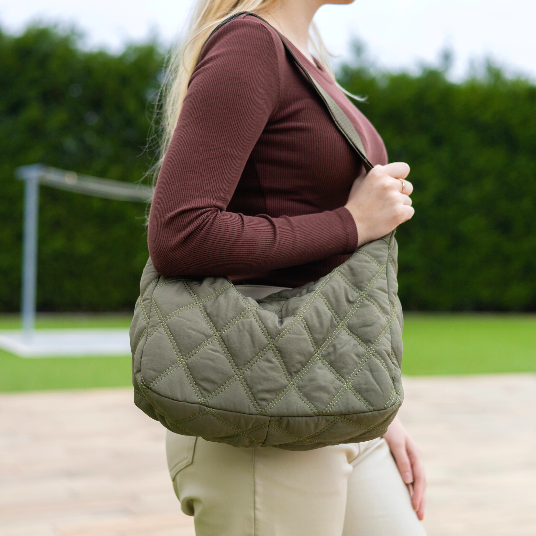 Revalki Quilted Puffer Bag