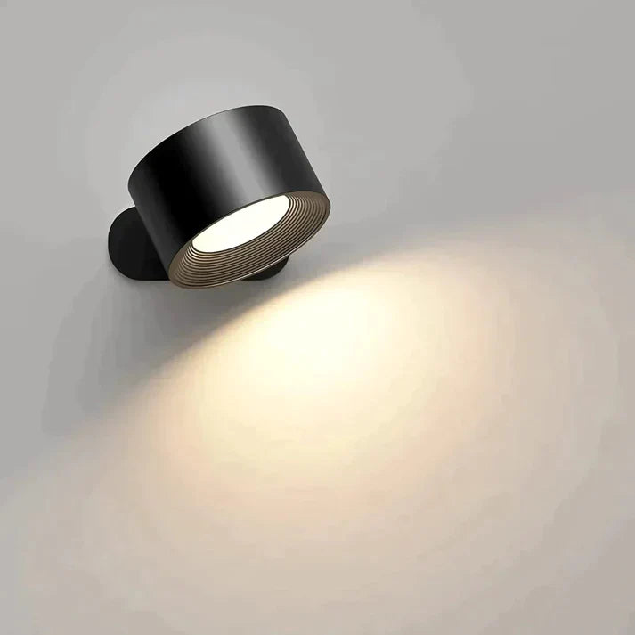 Lumini LED Wall Lamp | Wireless & Rechargeable with 360° Rotatability