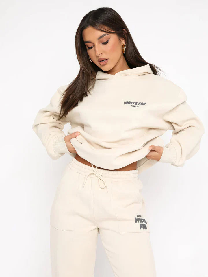 Ezrah – Conjunto de chándal para mujer con sudadera con capucha para correr