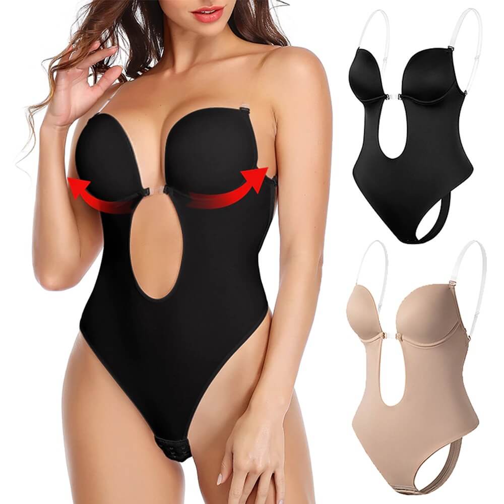 Lunessa – Shapewear Body Deep V Seamless Spandex – Ladies Summer Look