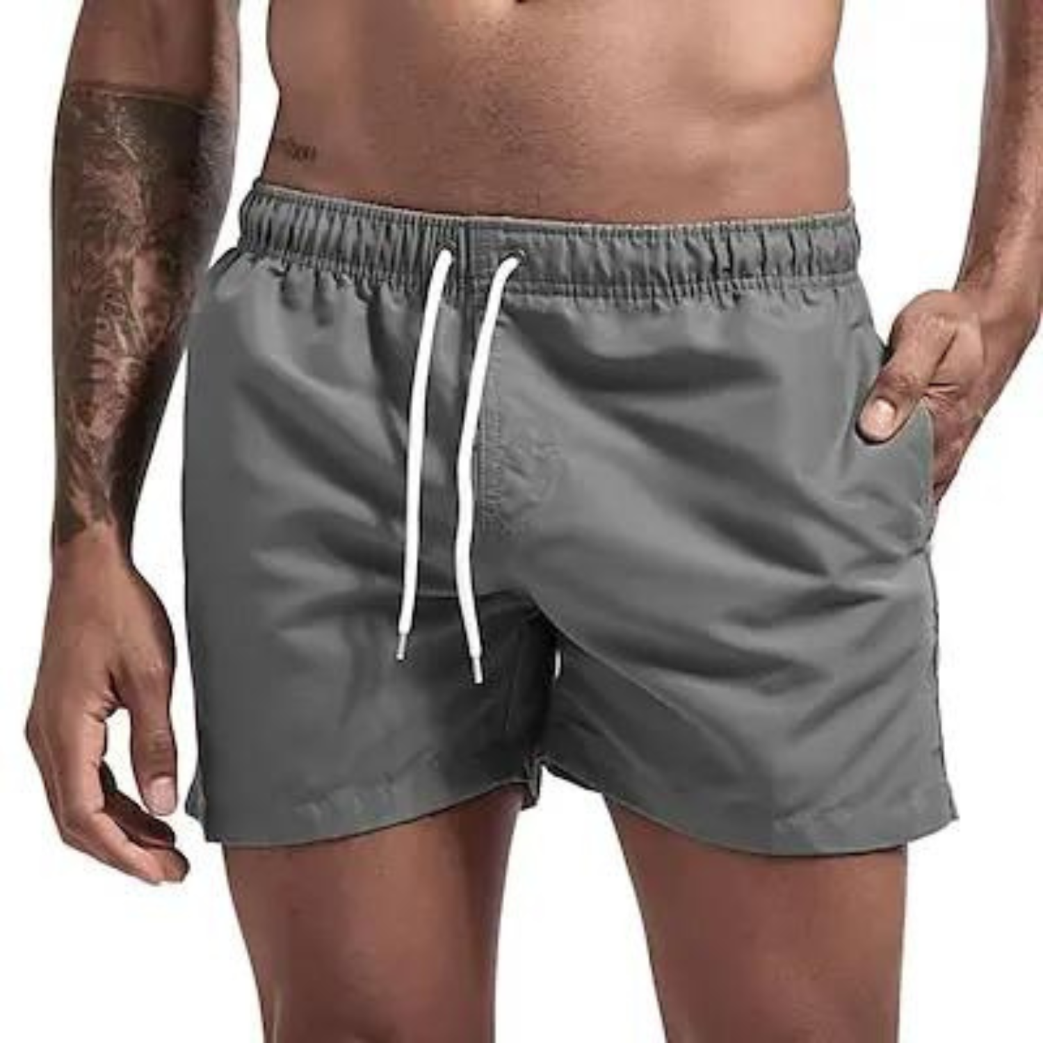 Revalki Sunsets Kollektion - Bequeme Herren-Badehose mit Bändern